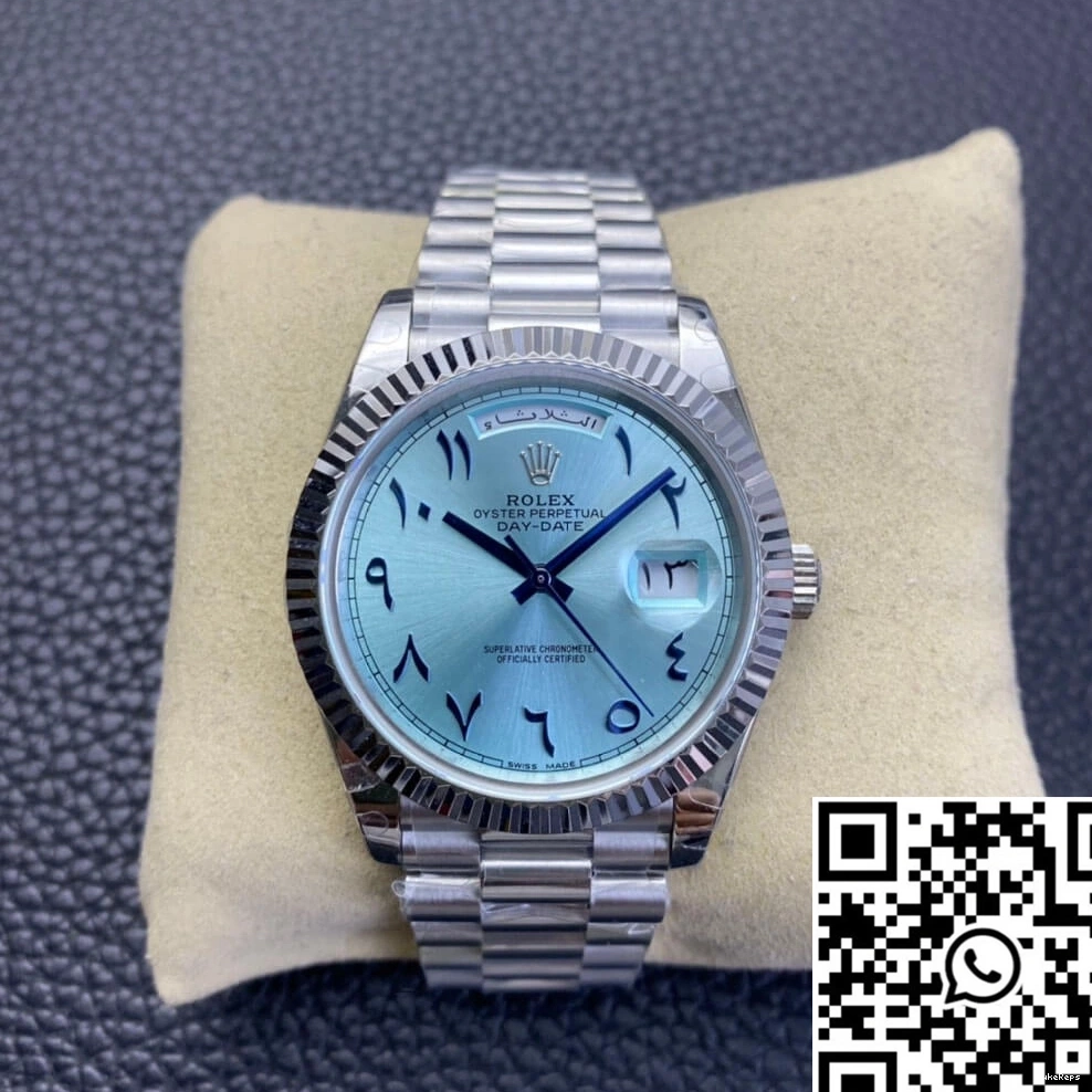 Blue Dial East Ice Customization Middle Date Rolex Day BP Factory 0312